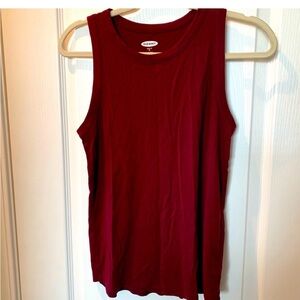 OLD NAVY | Women’s Slim Fit Tank Top | Medium maroon wine